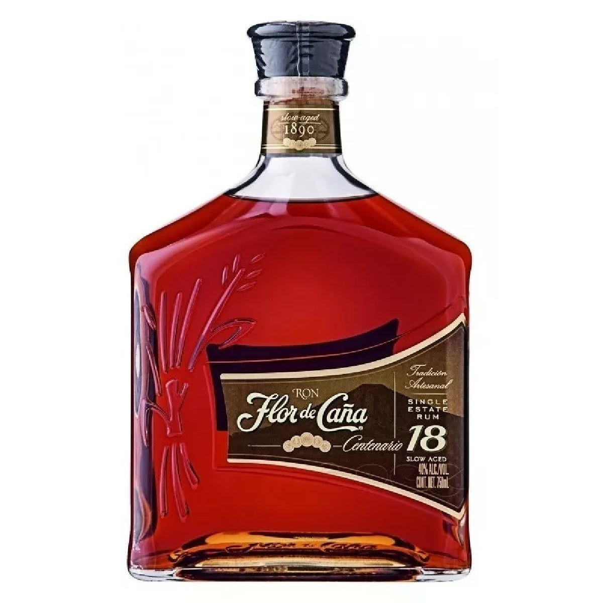 Flor De Caña 18 Años Centenario Gold 750 ml