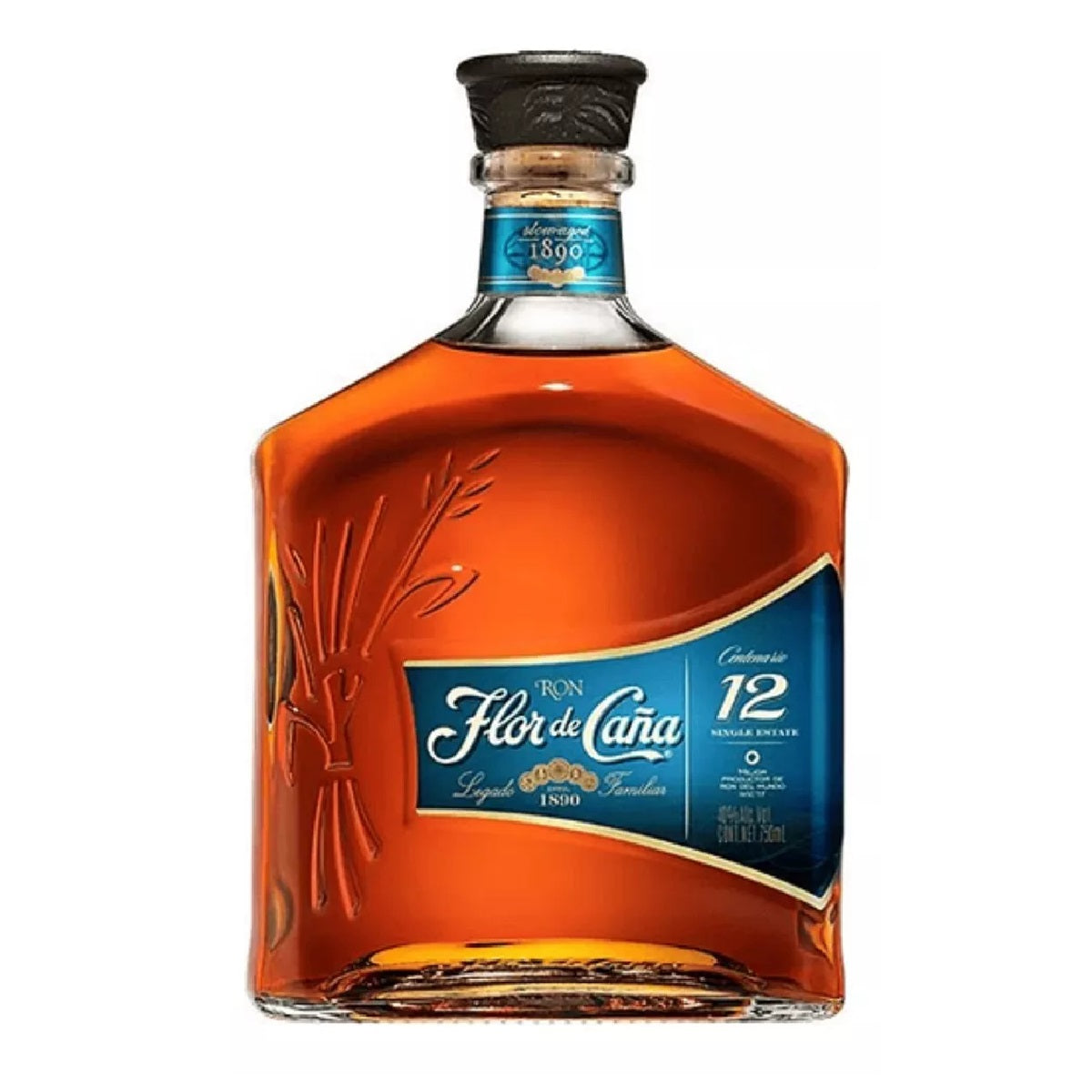 Flor De Caña 12 Años Centenario Gold 750 ml