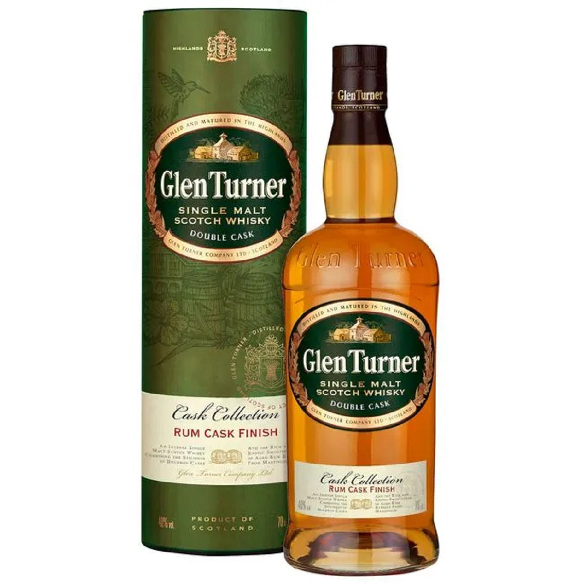 Whisky Glen Turner Rum Cask 40° 700 ml