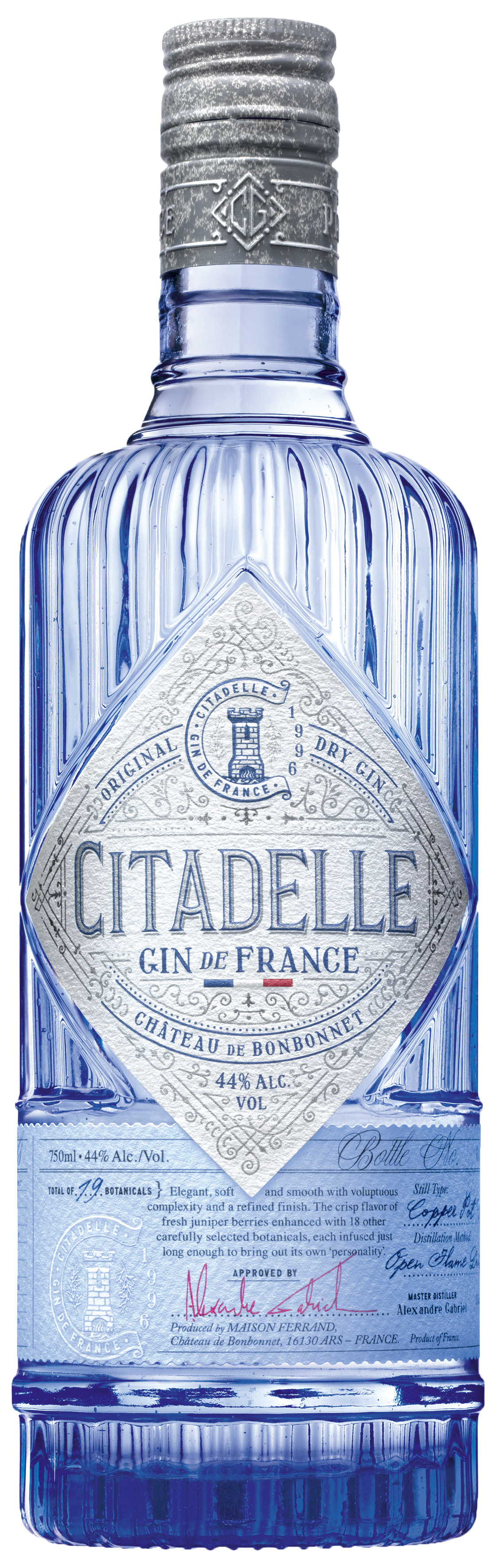 Gin Citadelle Original 44° 19 botánicos 750 cc